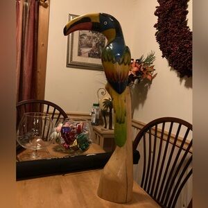 Source Unknown Colorful Toucan Sculpture